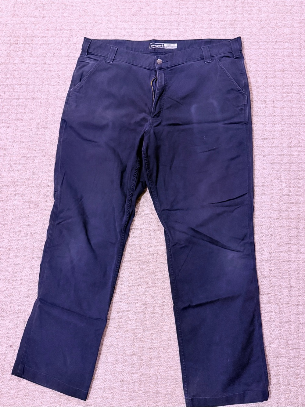 Carhartt Navy Blue Men’s Chino Work Pants
